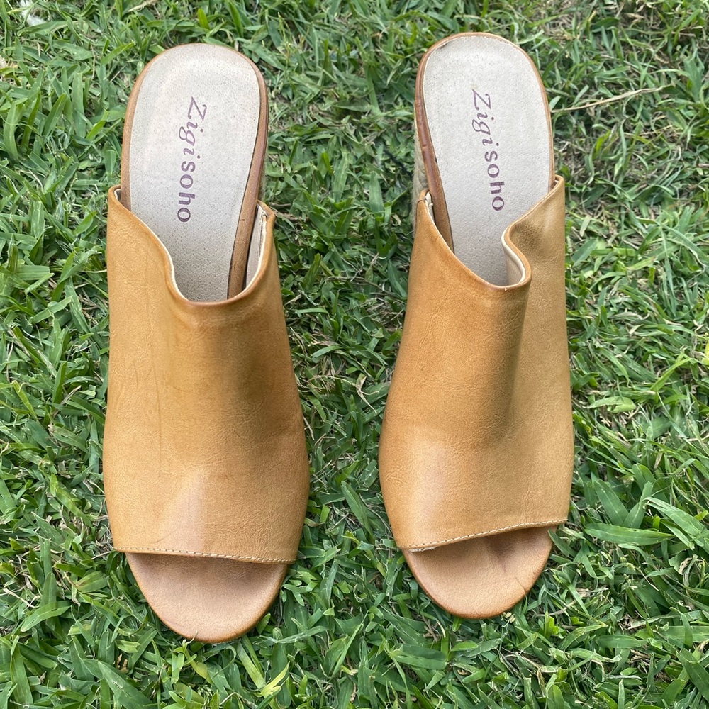 Zigi Soho brown mules